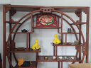 屿墨 红木家具非洲花梨(学名:刺猬紫檀)实木博古架 中式多宝格书架展示架置物架 大五福博古架1.53米 实拍图