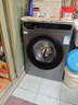 海尔（Haier）【新品补贴20%】10公斤洗衣机带烘干滚筒 全自动变频洗烘一体家用大容量一级能效超薄平嵌六维减震 银色洗脱一体|1.1洗净比|羊毛洗双喷淋 实拍图