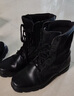强人男靴 双密度作战靴 际华3515工装耐磨皮靴户外军迷训练靴子 黑 42 实拍图