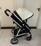 纽贝耳newber婴儿车 婴儿推车 婴儿车0-3岁用折叠可坐可躺带减震 可换向 黑白  遮阳防蚊罩+护脊睡板 实拍图