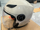 雅迪OP22高端冬季防寒保暖头盔3c认证新国标A类摩登光芒电动车摩托车自行车助力车通用 米色 实拍图