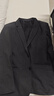罗蒙（ROMON）西服男士秋冬季毛呢西装男商务休闲上衣服外套男装 灰色 2XL 实拍图