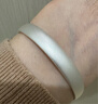 唯一（Winy）银手镯足银9999开口镯子纯银饰品生日新年礼物送女友老婆妈妈 实拍图