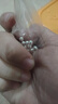 缦云足银999纯银珠子散珠光珠纯银配件DIY编绳银色珠子手链项链 银珠[0.2g] 实拍图