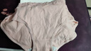 浪莎蕾丝内裤女纯棉中腰抗菌裆4条装大码性感无痕女士三角裤 实拍图