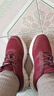 足力健老人鞋中老年轻便休闲散步鞋2431380J 女 酒红 40 实拍图