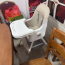 看宝贝宝宝餐椅可折叠0-6岁儿童餐椅宝宝椅婴儿餐椅婴幼儿餐椅宝宝餐桌 高配卡其咖|可折叠+皮座+万向轮 实拍图