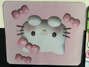 【办公标配】鼠标垫少女心凯蒂猫桌垫Hello kitty小号笔记本办公桌通用数码键盘垫 凯蒂猫 冰淇凌车 260*210*2mm（无锁边） 实拍图