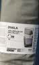 宜家（IKEA）DVALA代芙拉床笠床罩床垫保护罩新款四季通用床单套 枕套50x80cm 灰绿色 实拍图