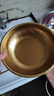 【韩剧同款】加厚不锈钢干锅海鲜锅火锅金色平底浅锅双耳锅泡面锅 单人款19cm【金色】双柄汤锅 实拍图