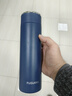 富光 保温杯高档男女316不锈钢学生便携泡茶大容量水杯年货礼品定制 墨蓝600ml【316内胆】 实拍图