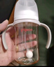 贝亲（Pigeon）自然成长翻盖直饮吸管 大童奶瓶330ml 经典款 18月+  AA278 实拍图