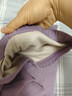 猫人新款10A级抗菌除螨含山羊绒蚕丝女士保暖内衣女套装丁香紫L 实拍图