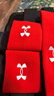 安德玛（Under Armour）护腕运动健身腕巾带羽毛球篮排网球腱鞘炎医手腕扭伤用护具 红色 实拍图