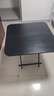 费林斯曼【销量NO.1】折叠桌桌子折叠户外折叠餐桌电脑桌饭桌麻将桌吃饭桌 【免安装】单方桌-精致黑 现代简约 实拍图