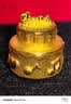 中国珠宝（Sino gem）黄金生日快乐蛋糕1g纯足金摆件投资金七夕情人节礼物送女友老婆 生日蛋糕约1g+品牌礼盒【商家仓】 实拍图
