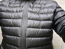 京东京造穿山甲轻薄羽绒服 连帽白鸭绒户外秋冬外套短款男 黑色 L 实拍图
