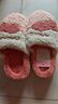 新年运动帽子帽子围巾一体绒保暖防寒情侣可外穿学生月子男士 皮红（字母拼色） 40-41 实拍图