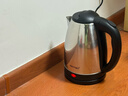 电热水壶家用煮水不锈钢大容量开水壶全自动煲水壶学生宿舍烧水壶2升 深灰色 2L 内钢盖子长线 实拍图