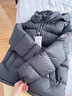 保姆鹅  【风墙】儿童羽绒服宝宝中长款护脸加厚外套保暖童装[NG2664] 大象灰 100 实拍图