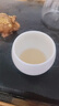 钰铨龙门 羊脂玉瓷釉烧主人杯 德化白瓷禅定杯功夫茶具陶瓷大号个人茶杯 上釉聚福杯 实拍图