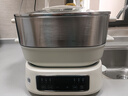 美的（Midea）多功能可拆洗电蒸锅电火锅电炒锅 炖蒸煮涮炒煎一体 不锈钢 三层大容量 分体式猛火电锅ZGC282802 实拍图