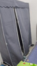 柜主人简易衣柜家用卧室钢架加粗厚收纳布衣柜出租房屋组装布艺挂衣橱子 长125青灰（黑管加固） 实拍图