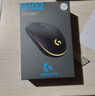 罗技（G）G102第二代游戏鼠标 RGB流光灯效鼠标 轻量化  游戏级8000DPI传感器 黑色 200-8000DPI 实拍图