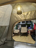 原始人 帐篷户外露营用品装备全自动速开便携折叠野营野外防雨室内 3-4人【两门两窗】野餐套餐 实拍图