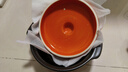 康舒（KANGSHU） 大容量砂锅炖锅家用耐高温陶土沙锅明火燃气陶土煲煮粥煲石锅 橙3.3L+1.1L(3-5人)破损补发 实拍图