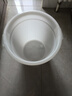 福爱家加厚60升大白桶大水桶垃圾桶大容量塑料储水桶大圆桶 装水约120斤 实拍图