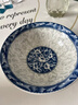 年货家用吃饭碗高颜值面碗餐具陶瓷新款泡面碗盘子汤碗碗碟面碗 【青花瓷】7英寸斗碗2只 实拍图