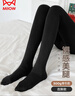 猫人25年新品【加绒加厚光腿神器】女士打底裤袜女保暖连裤袜黑色 实拍图