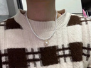 伊灿气质复古施家极细小米珠项链仿珍珠吊坠设计高级感锁骨链小众颈链 施家极细小米珠项链女 实拍图
