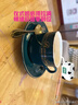 Mongdio陶瓷咖啡杯套装拿铁杯家用挂耳美式杯碟情侣杯碟节日礼物 金边藏青(2杯2碟2勺+金架) 实拍图
