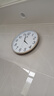 POWER霸王挂钟圆形客厅简约时钟创意挂墙挂表石英钟直径14英寸 实拍图