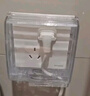 施耐德电气 86型防水盒 IP55电源插座透明防溅盒防水面板盖天甲系列E223R_TR 实拍图