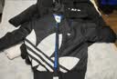 adidas情侣款复古宽松运动夹棉外套轻薄棉服男女冬阿迪达斯三叶草   黑色   XL 实拍图