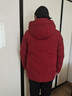 CANDYPRINCE 妈妈羽绒服 中老年羽绒服女红色短款 妈妈装50-60-70岁冬季外套 62款/酒红 3XL / 建议-(体重121-135斤) 实拍图