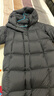 坦博尔羽绒服女中长款时尚休闲百搭保暖加厚连帽面包服530780D黑色165 实拍图