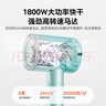 美的（Midea）5亿等离子护发电吹风 家用负离子吹风筒 1800W大功率 便携吹风机 家电国家补贴FJ308绿 圣诞节礼物 实拍图