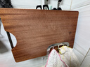京东京造 菜板 砧案板切菜家用双面实木抗菌 【乌檀整木】40*27*2.5cm 实拍图