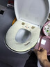 京东京造 马桶坐垫冬季加厚冬季拉链款坐便垫套 加厚保暖长绒马桶垫 实拍图