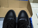 回力官方皮鞋男秋冬季黑色软底正装商务休闲鞋子 2607 黑色 40 实拍图