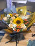 艾斯维娜元旦跨年夜鲜花速递向日葵混搭花束生日礼物全国同城配送 向日葵香槟韩式花束 实拍图