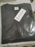 战浩【2件】纯棉长袖T恤男春秋圆领纯色中青年宽松大码打底衫重磅秋衣 黑色+铁灰色 XL 建议【135-150斤】 实拍图