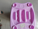 万派泡脚桶加高加厚洗脚桶带盖足浴桶家用高深过小腿按摩洗脚盆泡脚桶 粉色升级加高款-带滑轮-1.7米内 实拍图