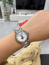 浪琴（LONGINES）瑞士手表 心月系列 月相石英钢带女表L81154876 实拍图