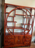 屿墨 红木家具非洲花梨(学名:刺猬紫檀)实木博古架 中式多宝格书架展示架置物架 博古架1.28米定I金 付清尾款发货 实拍图