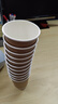 京东京造 纸杯一次性杯子咖啡杯 牛皮纸双层加厚食品级水杯280ml【60只】 实拍图